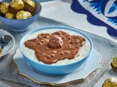 Rice with milk + Italian Rocher chocolate
